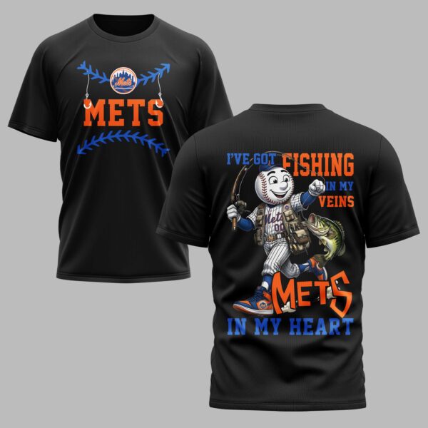 New York Mets x Fishing Premium T-Shirt 012