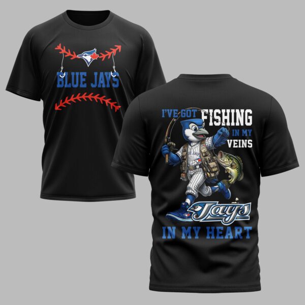 Toronto Blue Jays x Fishing Premium T-Shirt 012