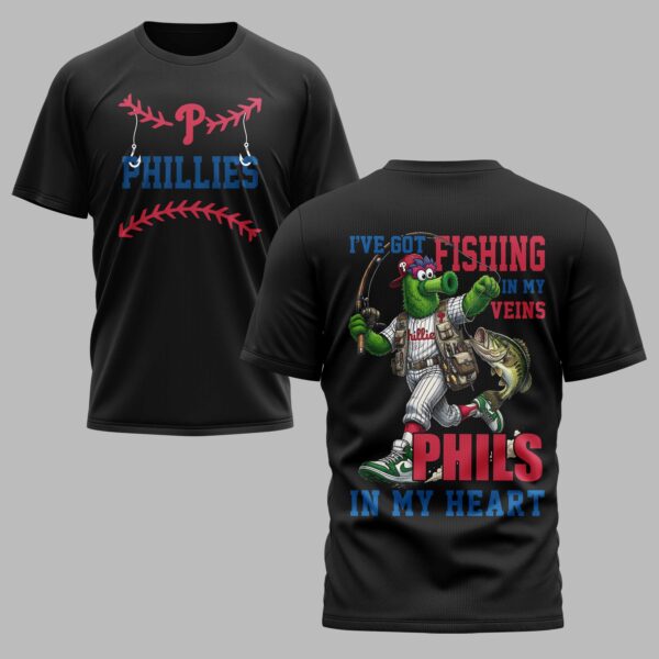 Philadelphia Phillies x Fishing Premium T-Shirt 012