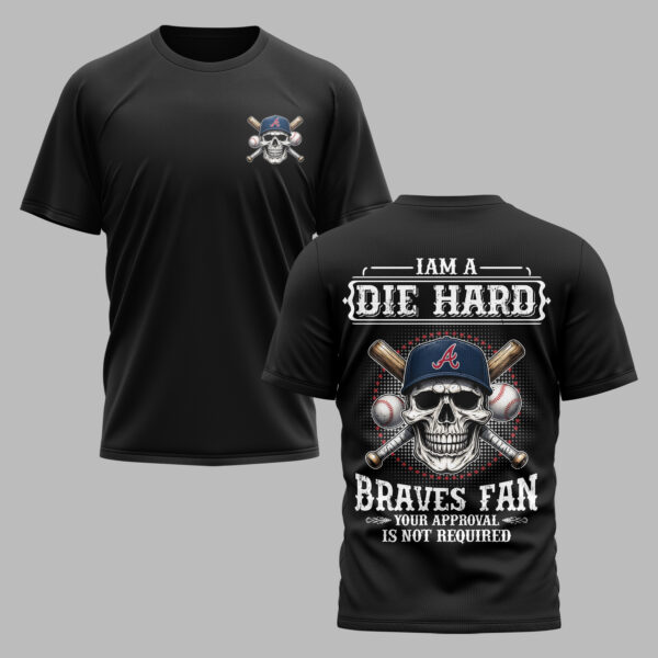 Atlanta Braves X Skullcap Premium T Shirt PVT001