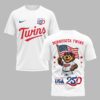 Minnesota Twins x 250 Years Of America Premium T-Shirt 003