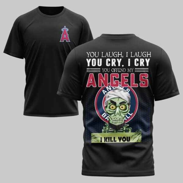 Los Angeles Angels x Skull Mars Premium T-Shirt PL03