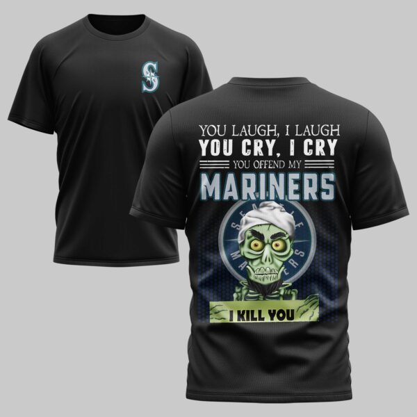 Seattle Mariners x Skull Mars Premium T-Shirt PL03