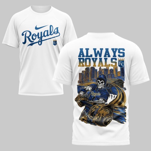 Alternative view of Kansas City Royals x skull Mars Premium T-Shirt PL05