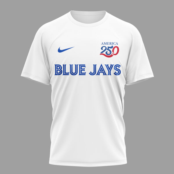 Alternative view of Toronto Blue Jays x 250 Years Of America Premium T-Shirt 003