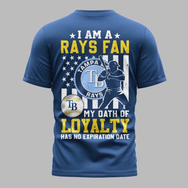 Alternative view of Tampa Bay Rays Loyalty Oath Premium T-shirt LT0002