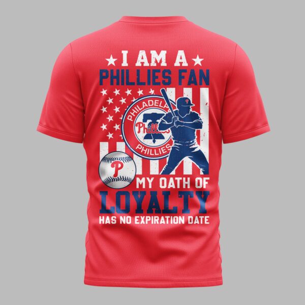 Alternative view of Philadelphia Phillies Loyalty Oath Premium T-shirt LT0002