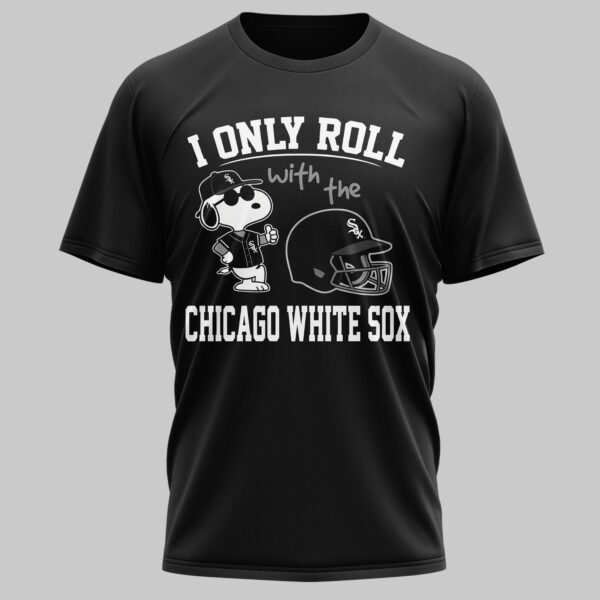 Alternative view of Chicago White Sox x snoopy Mars Premium T-Shirt PL04
