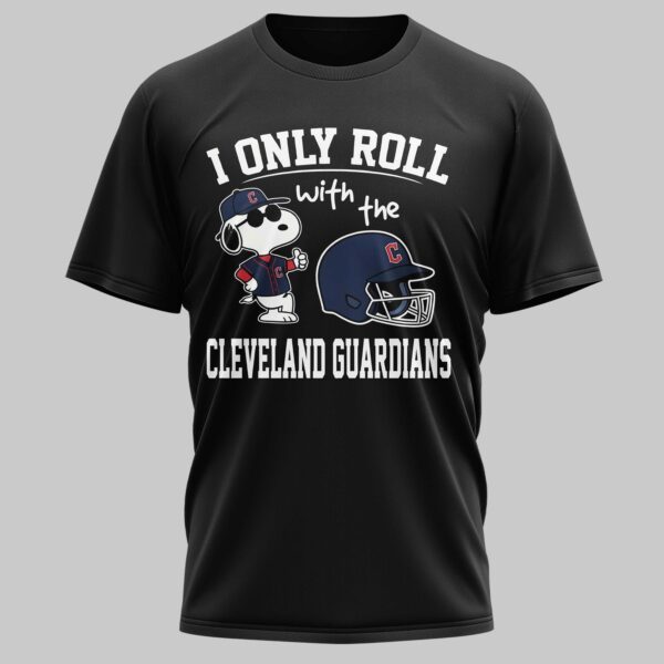 Alternative view of Cleveland Guardians x snoopy Mars Premium T-Shirt PL04