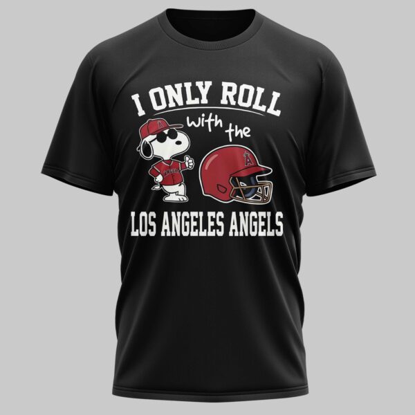 Alternative view of Los Angeles Angels x snoopy Mars Premium T-Shirt PL04