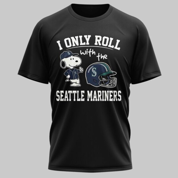 Alternative view of Seattle Mariners x snoopy Mars Premium T-Shirt PL04