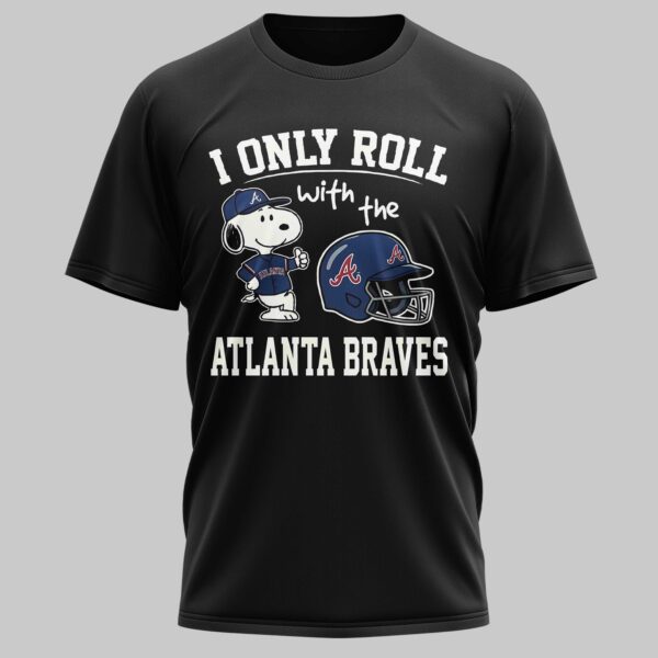 Alternative view of Atlanta Braves x snoopy Mars Premium T-Shirt PL04