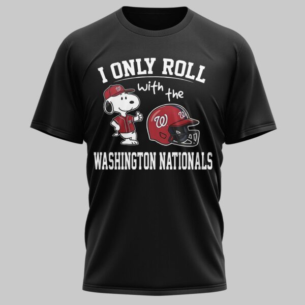 Alternative view of Washington Nationals x snoopy Mars Premium T-Shirt PL04