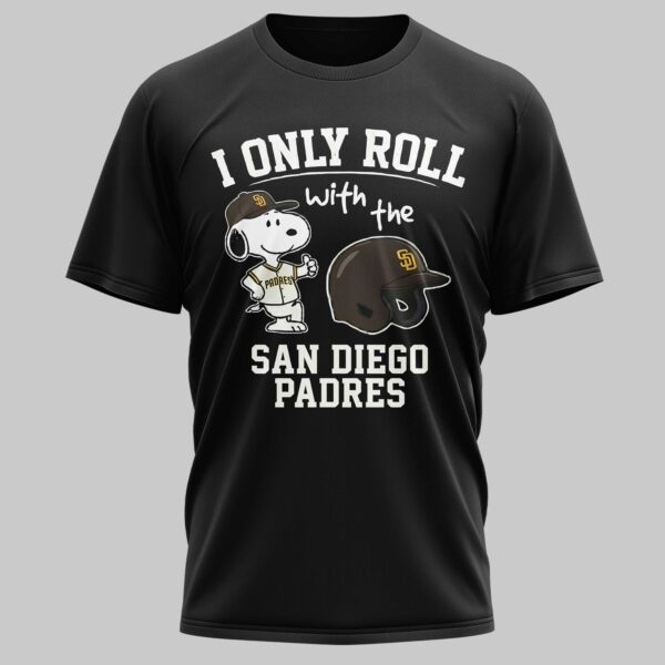 Alternative view of San Diego Padres x snoopy Mars Premium T-Shirt PL04