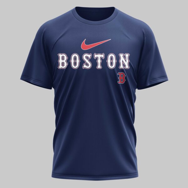 Alternative view of Boston Red Sox x skull Mars Premium T-Shirt PL05