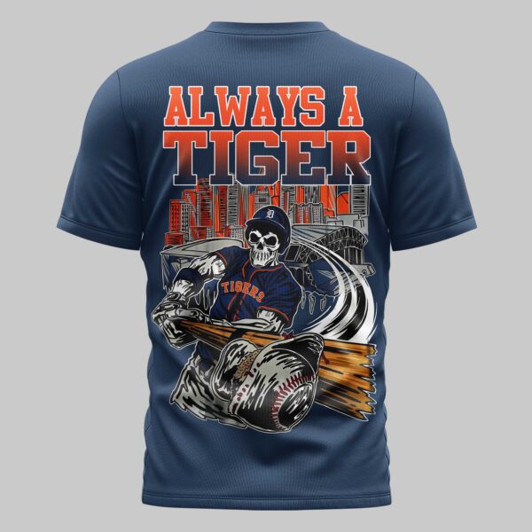 Alternative view of Detroit Tigers x skull Mars Premium T-Shirt PL05