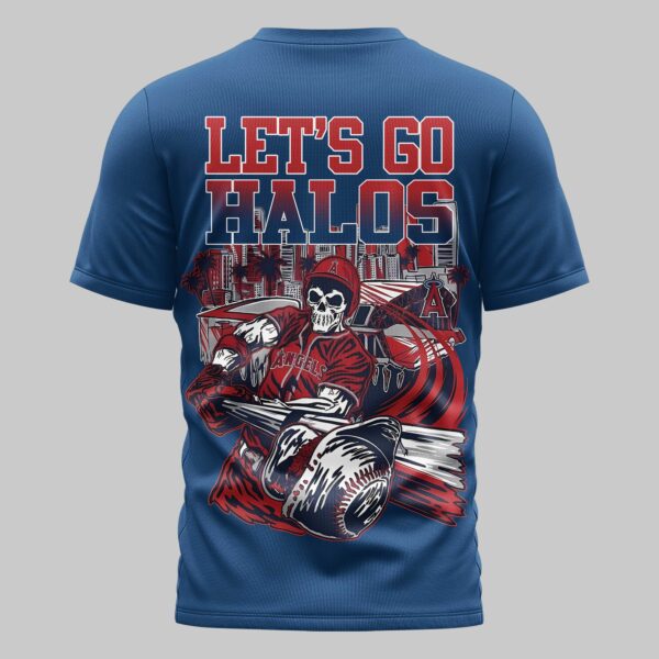 Alternative view of Los Angeles Angels x skull Mars Premium T-Shirt PL05