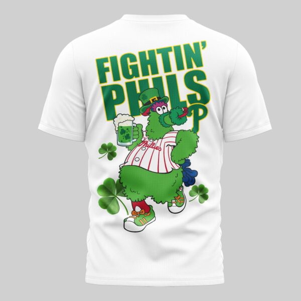 Alternative view of Philadelphia Phillies x St Patrick's Day Premium T-Shirt 004