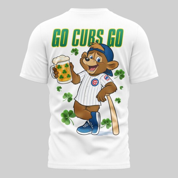 Alternative view of Chicago Cubs x St Patrick's Day Premium T-Shirt 004
