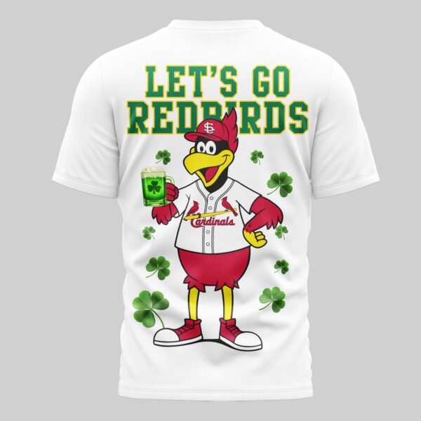 Alternative view of St. Louis Cardinals x St Patrick's Day Premium T-Shirt 004