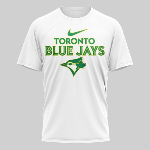 Alternative view of Toronto Blue Jays x St. Patrick's Day Premium T-Shirt 004