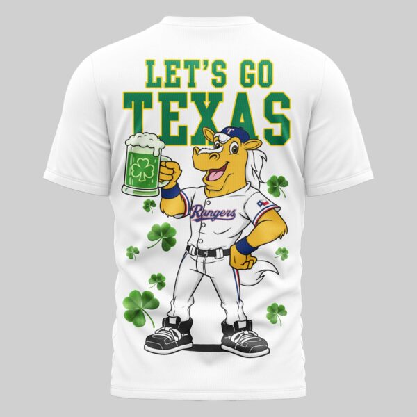 Alternative view of Texas Rangers - St. Patrick's Day Premium T-Shirt 004