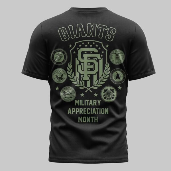 Alternative view of San Francisco Giants x Military Appreciation Month Premium T-Shirt  001
