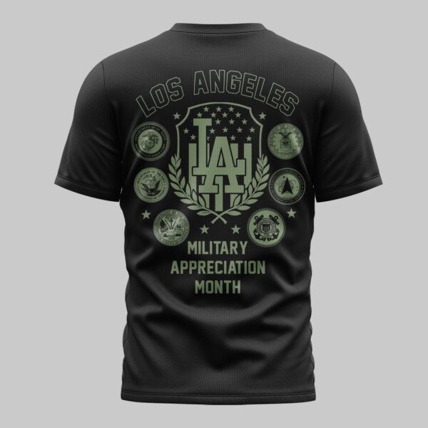 Alternative view of Los Angeles Dodgers x Military Appreciation Month Premium T-Shirt 001