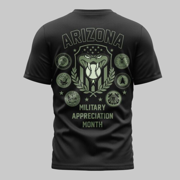 Alternative view of Arizona Diamondbacks x Military Appreciation Month Premium T-Shirt 001