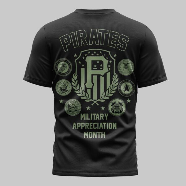 Alternative view of Pittsburgh Pirates x Military Appreciation Month Premium T-Shirt 001
