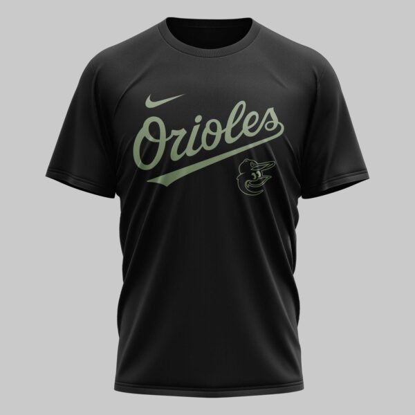 Alternative view of Baltimore Orioles x Military Appreciation Month Premium T-Shirt 001