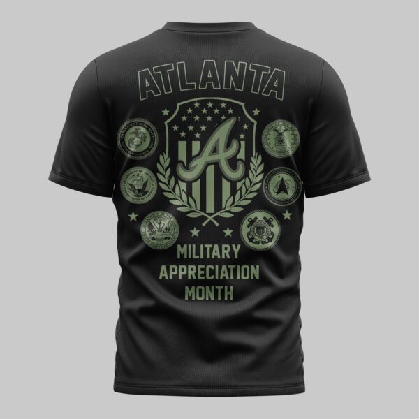 Alternative view of Atlanta Braves x Military Appreciation Month Premium T-Shirt 001