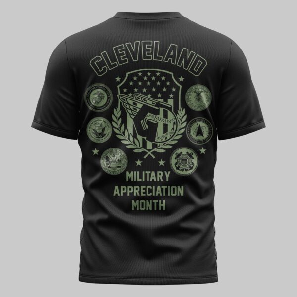 Alternative view of Cleveland Guadians x Military Appreciation Month Premium T-Shirt 001
