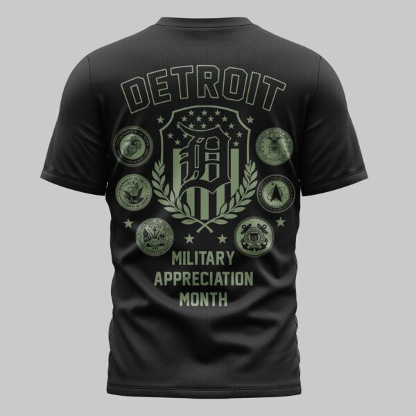 Alternative view of Detroit Tigers x Military Appreciation Month Premium T-Shirt 001