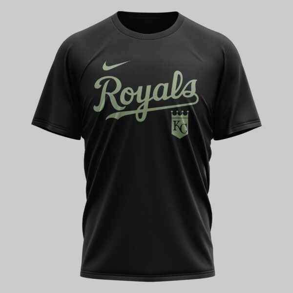 Alternative view of Kansas City Royals x Military Appreciation Month Premium T-Shirt 001
