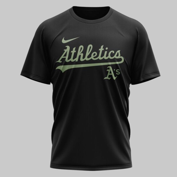 Alternative view of Oakland Athletics x Military Appreciation Month Premium T-Shirt 001
