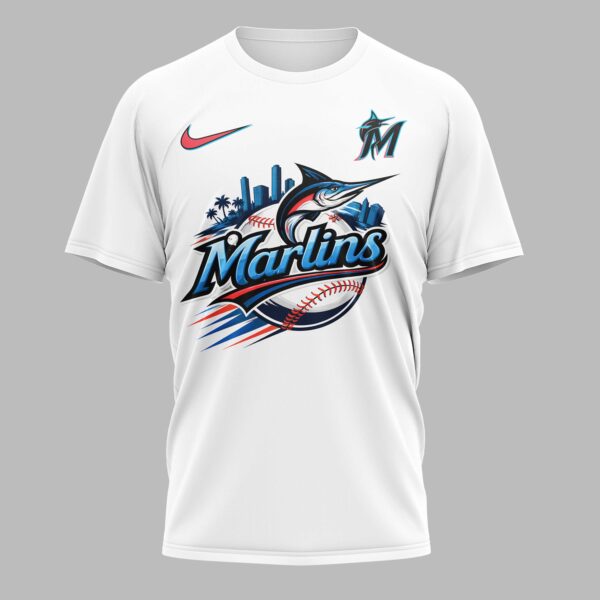 Alternative view of Miami Marlins 2026 Season Premium T-Shirt 005