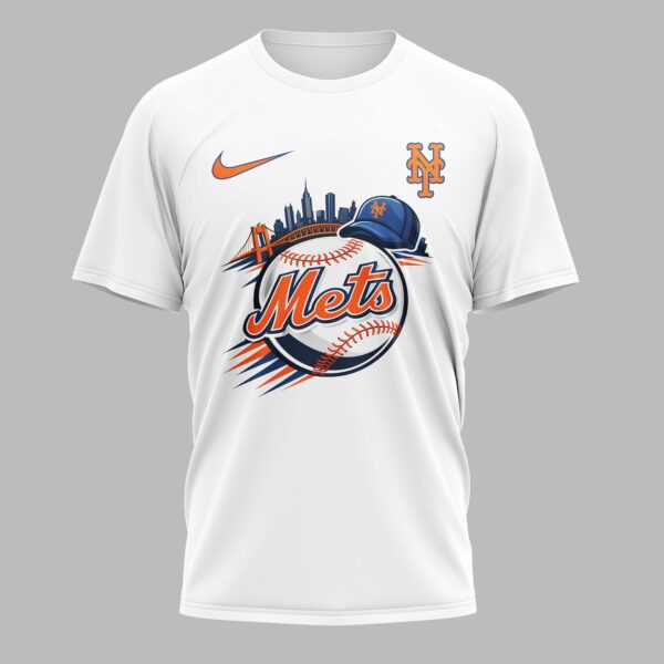 Alternative view of New York Mets 2026 Season Premium T-Shirt 005