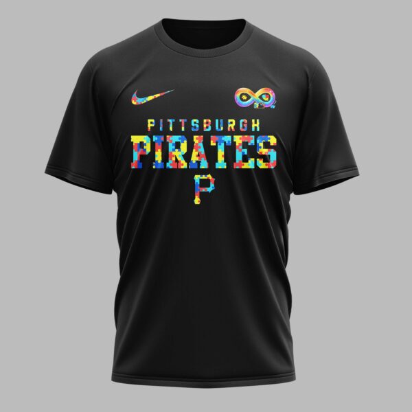Alternative view of Pittsburgh Pirates x Autism Awareness Premium T-Shirt 006