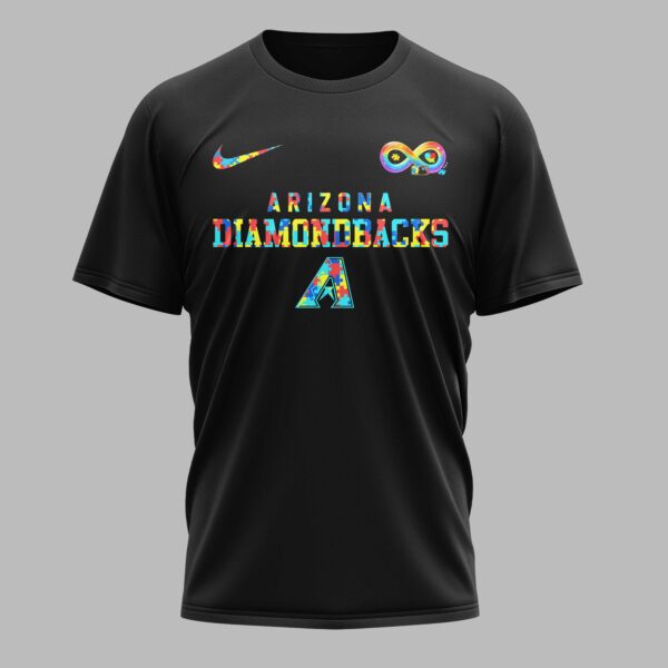 Alternative view of Arizona Diamondbacks x Autism Awareness Premium T-Shirt 006