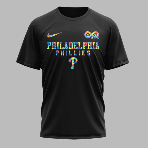Alternative view of Philadelphia Phillies x Autism Awareness Premium T-Shirt 006