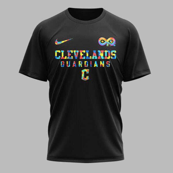 Alternative view of Cleveland Guardians x Autism Awareness Premium T-Shirt 006
