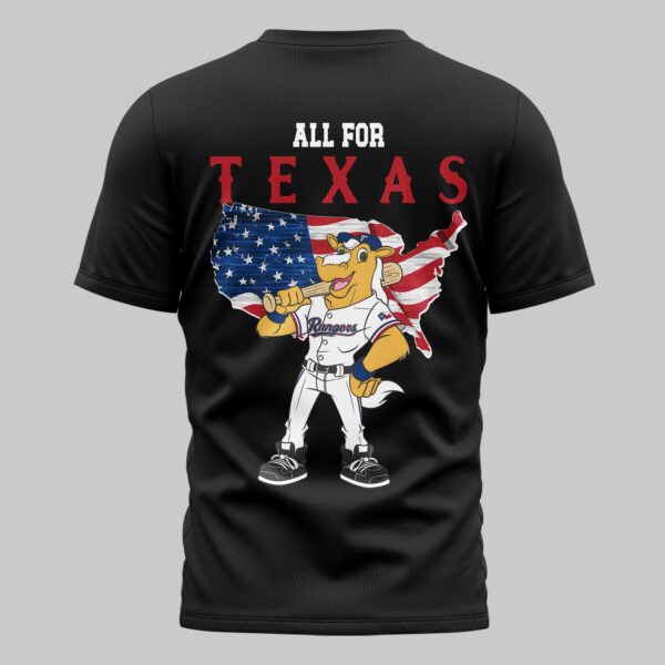 Alternative view of Texas Rangers x USA Baseball Premium T-Shirt 007