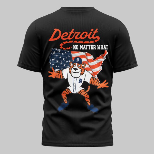 Alternative view of Detroit Tigers x USA Baseball Premium T-Shirt 007