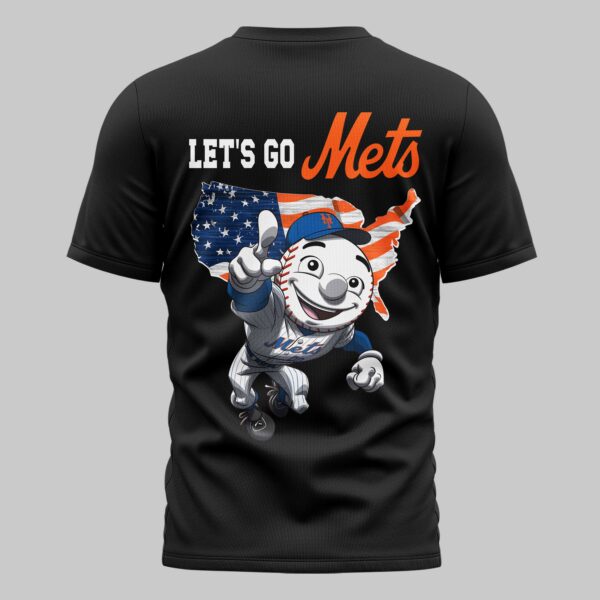 Alternative view of New York Mets x USA Baseball Premium T-Shirt 007