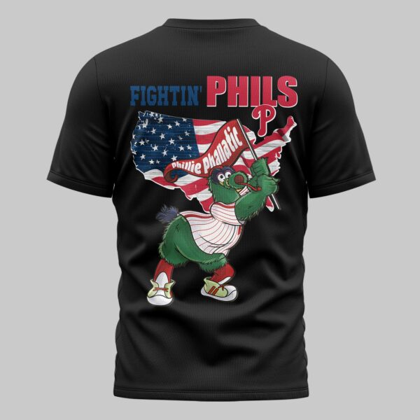 Alternative view of Philadelphia Phillies x USA Baseball Premium T-Shirt 007