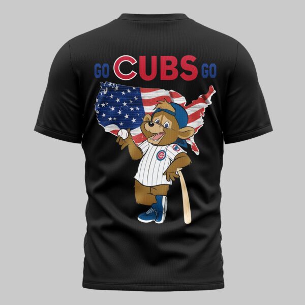 Alternative view of Chicago Cubs x USA Baseball Premium T-Shirt 007