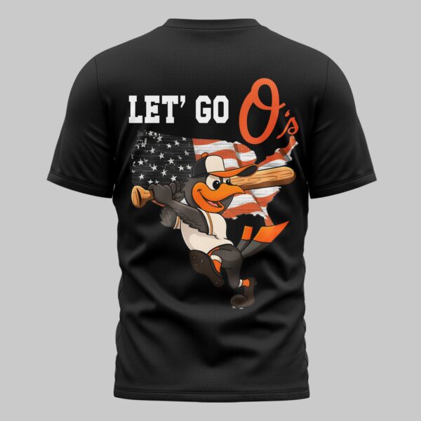 Alternative view of Baltimore Orioles x USA Baseball Premium T-Shirt 007