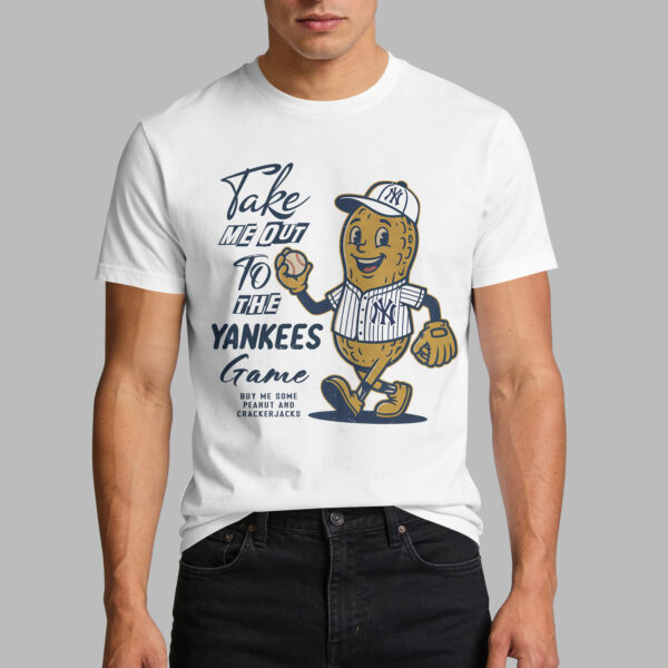 Alternative view of New York Yankees Peanut Game Premium T-Shirt HC01