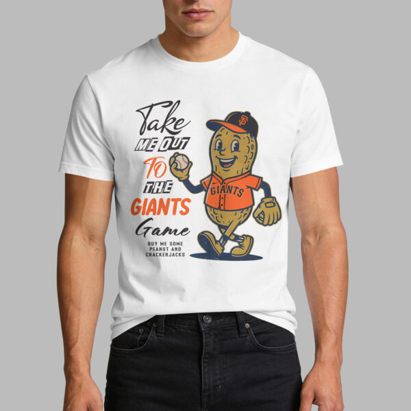 Alternative view of San Francisco Giants Peanut Game Premium T-Shirt HC01
